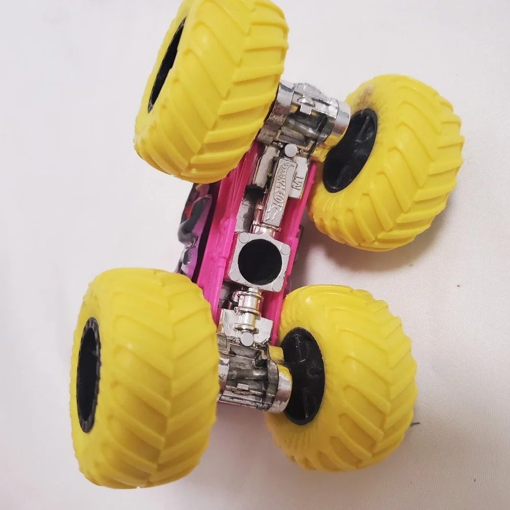 2024 Monster Trucks MEGA WREX pink yellow  CAMO CRASHERS Hot Wheels